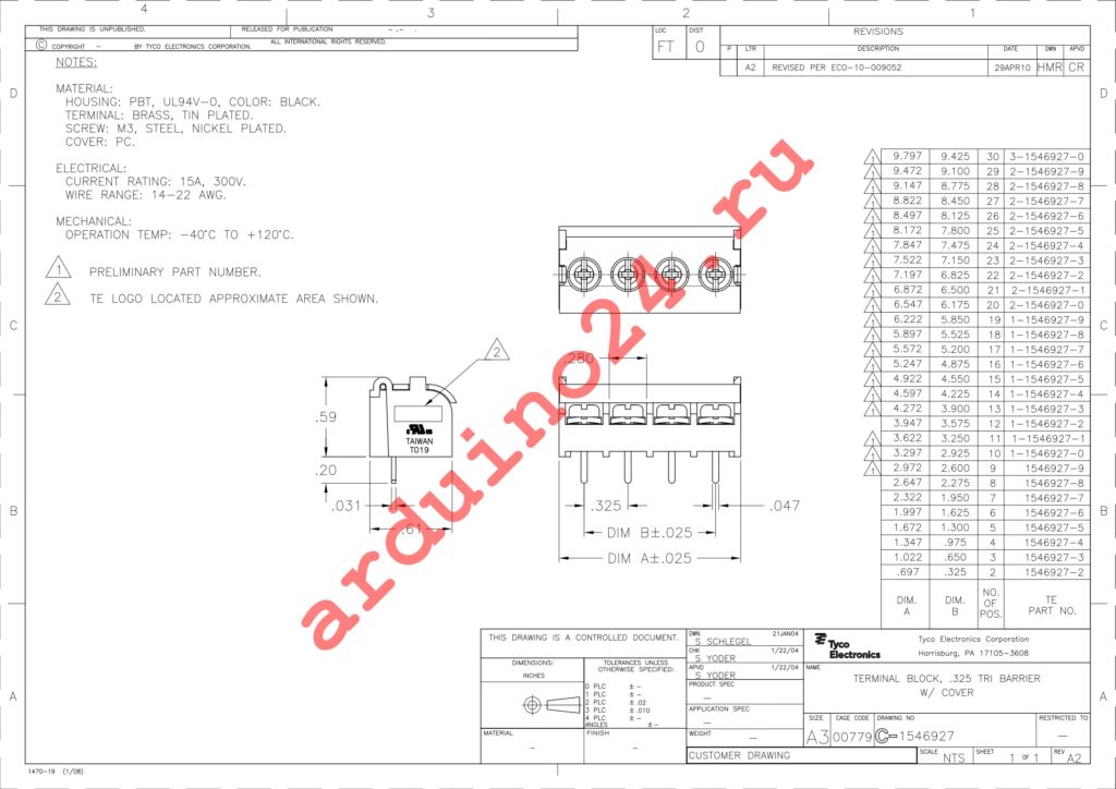 1546927-8 datasheet