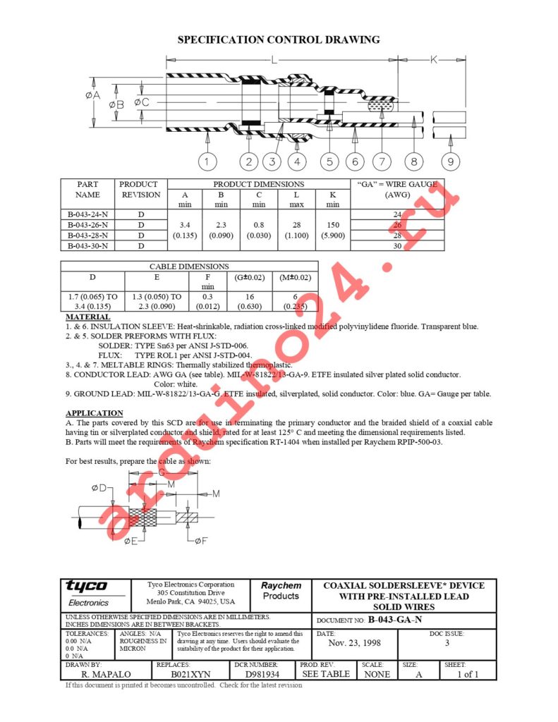 734901-000 datasheet