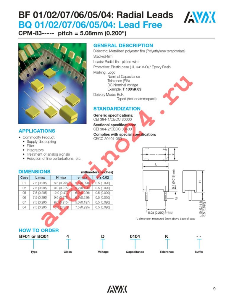 BQ014D0332K datasheet