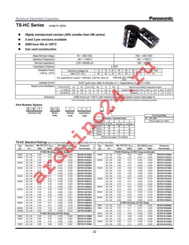 EET-HC2G331DA datasheet