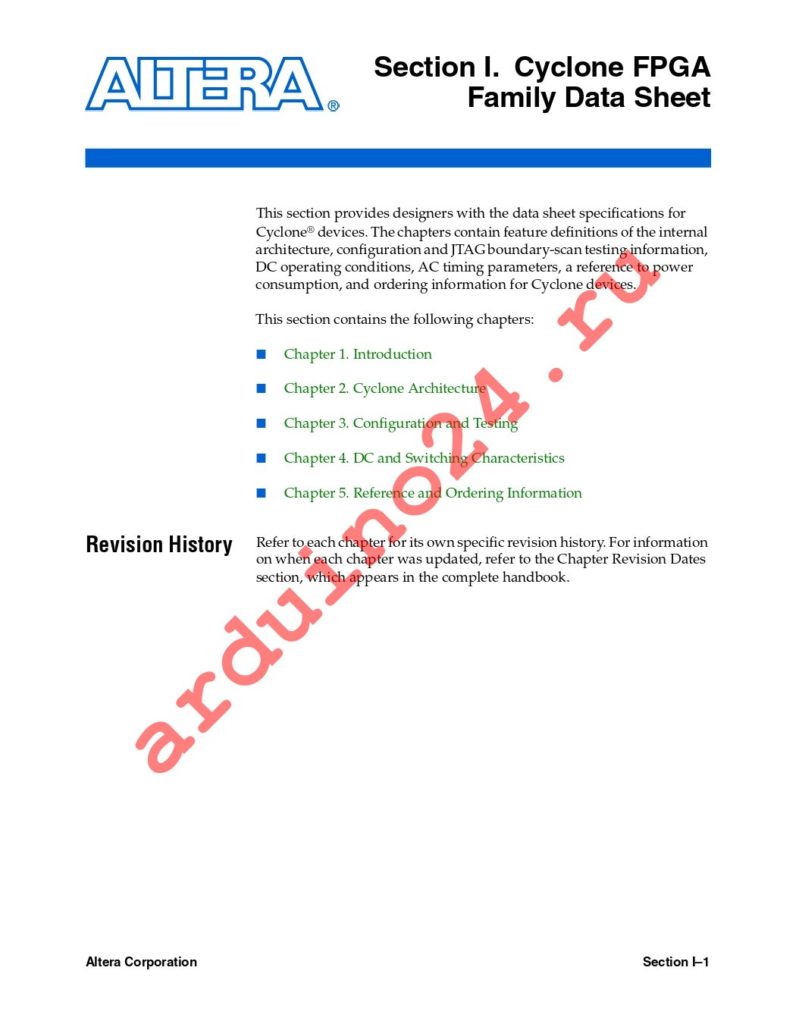 EP1C20F324I7N datasheet