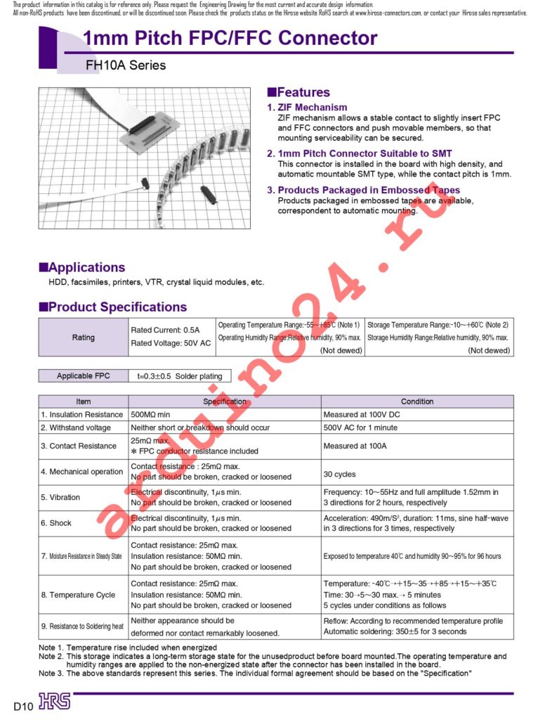 FH10A-19S-1SH datasheet