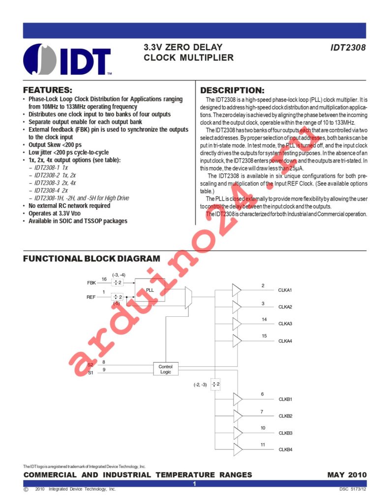 IDT2308-3DCGI datasheet