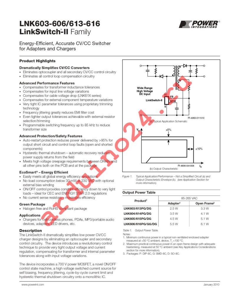 LNK615DG datasheet