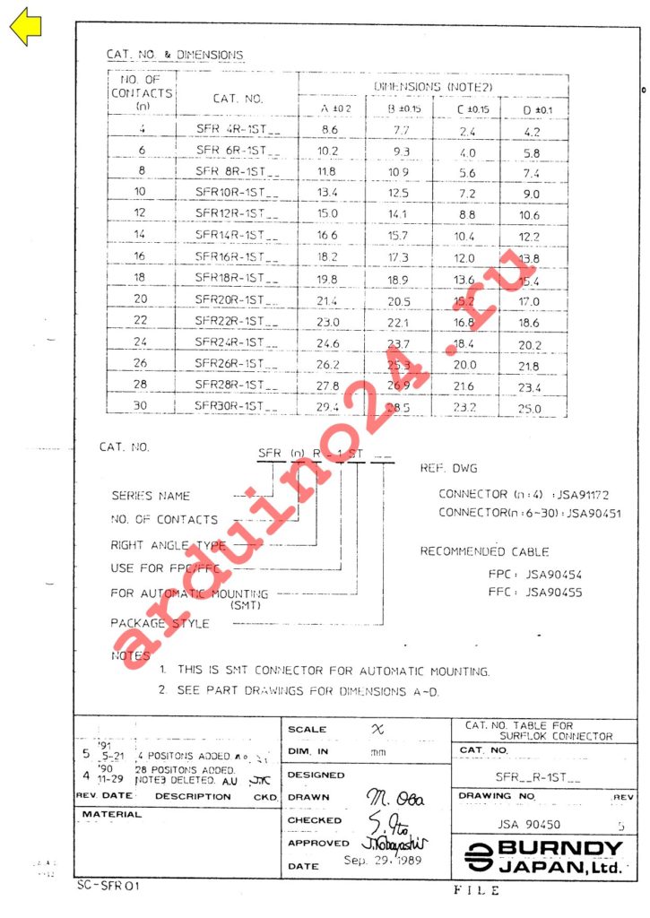 SFR12R-1STE1 datasheet