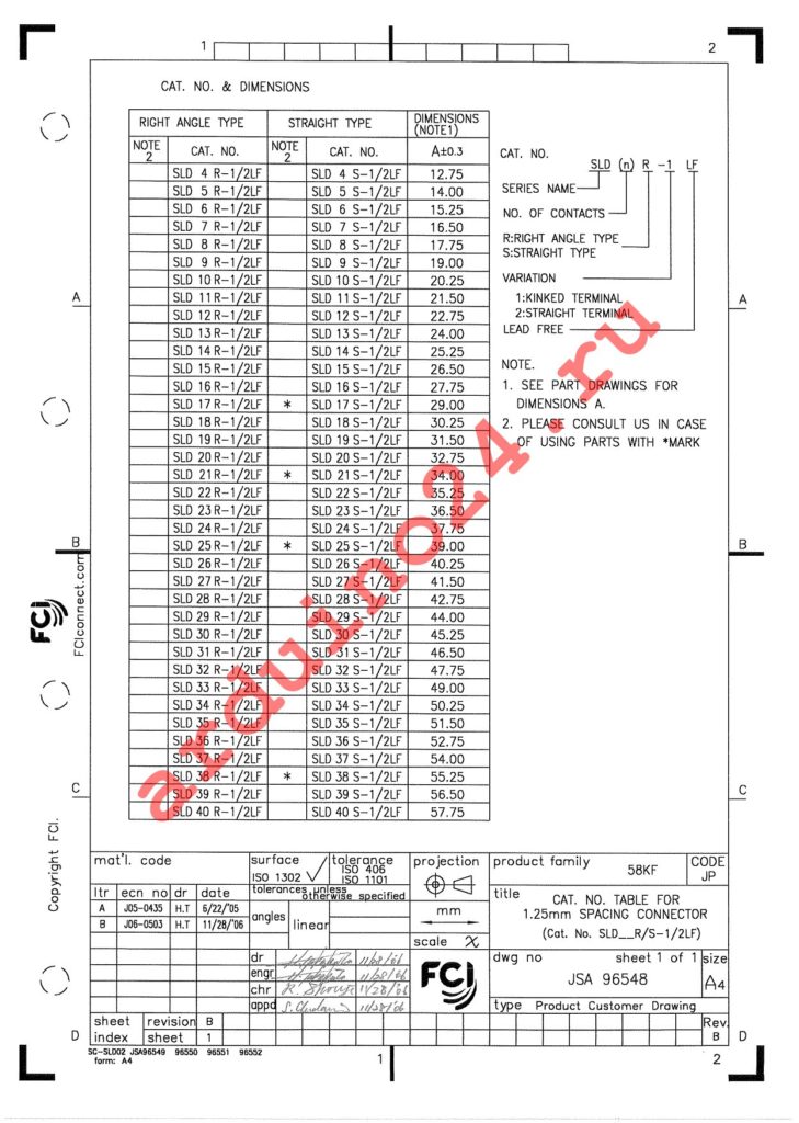SLD39R-1LF datasheet