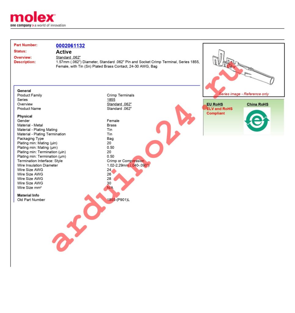 02-06-1132 datasheet