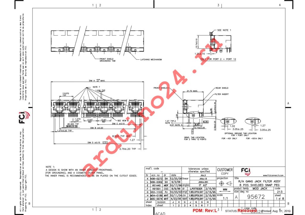 95672-008-00LF datasheet