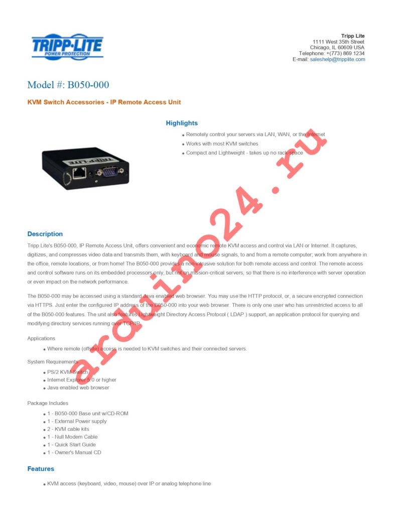 B050-000 datasheet