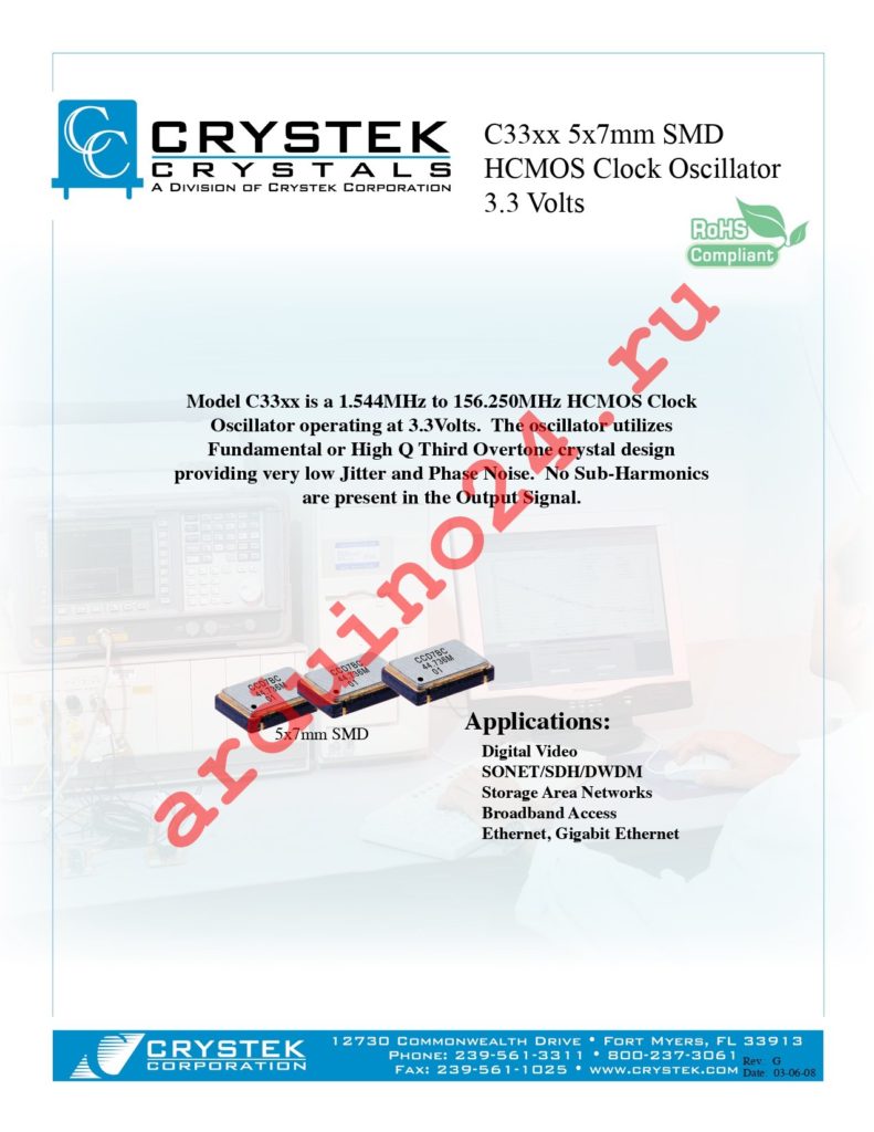 C3392-25.000 datasheet