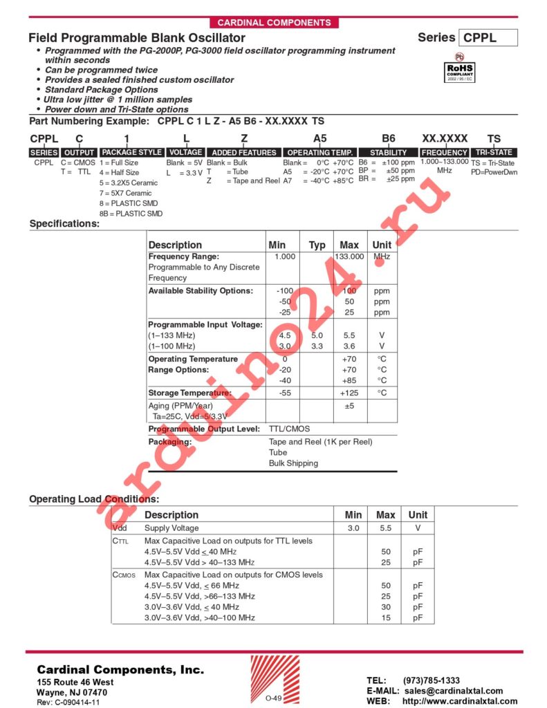 CPPLX8-A7BRNP datasheet