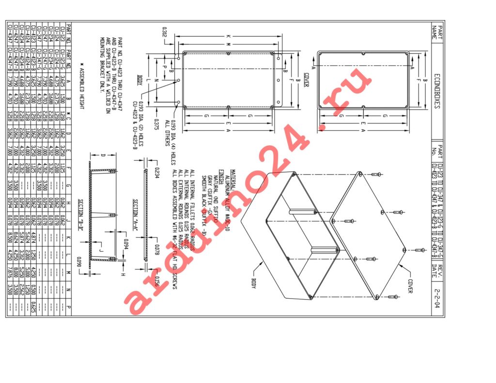 CU-4470-B datasheet