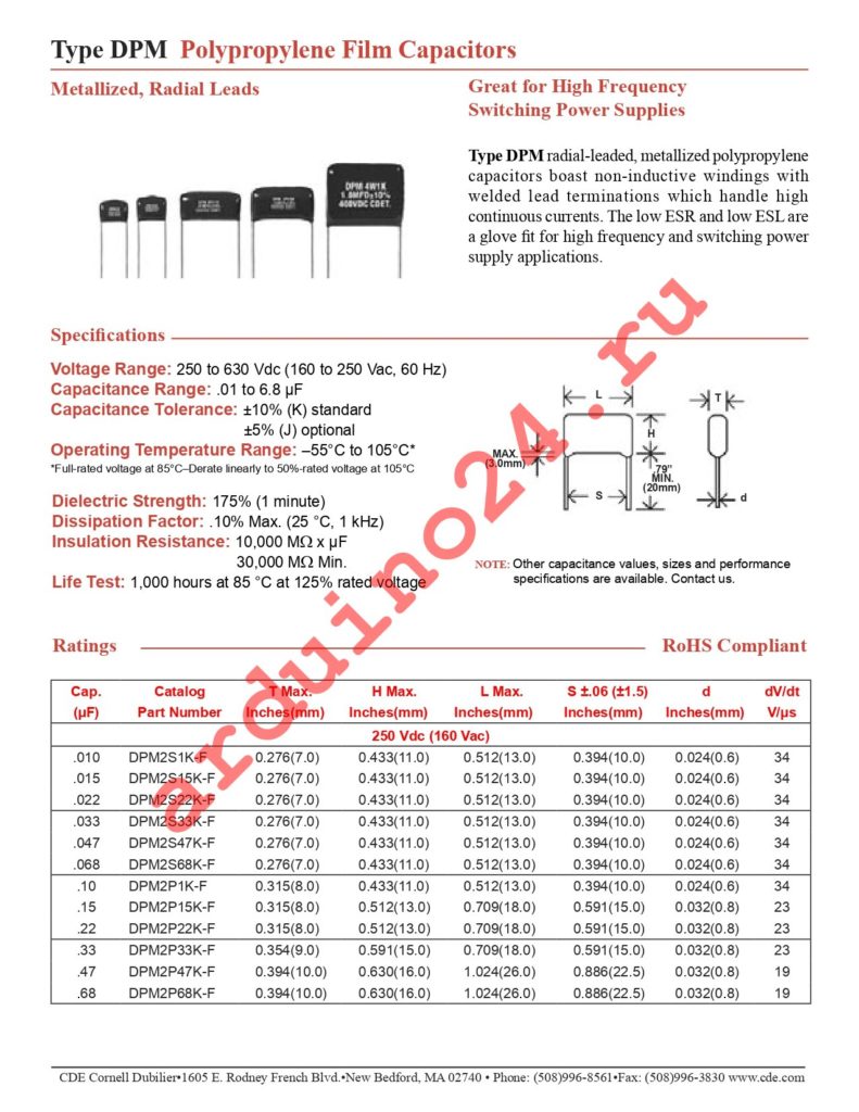 DPM6S22K-F datasheet
