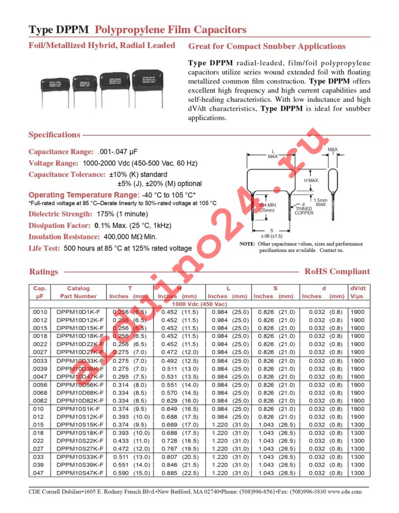 DPPM12D39K-F datasheet