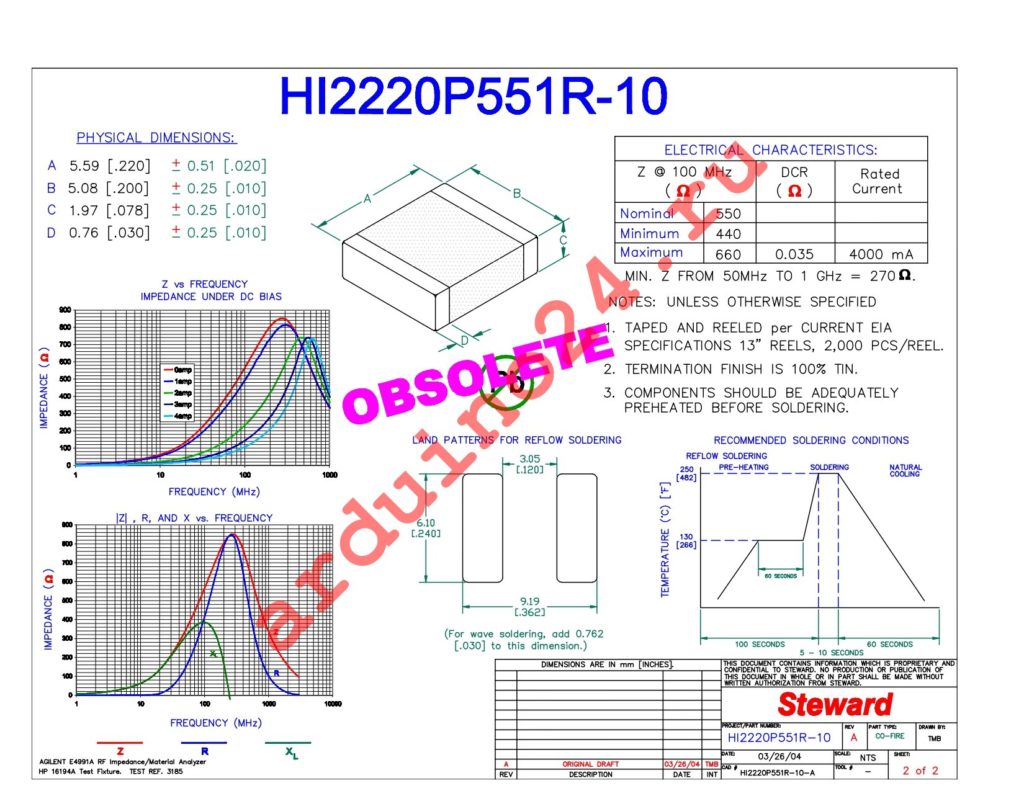 HI2220P551R-10 datasheet