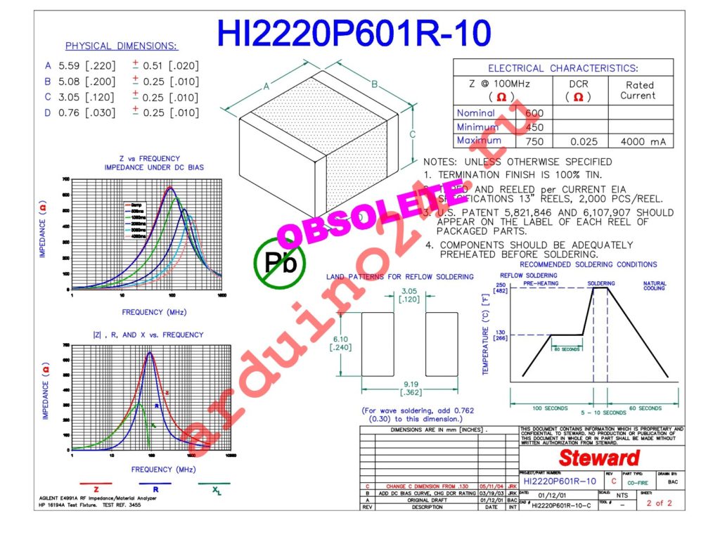 HI2220P601R-10 datasheet