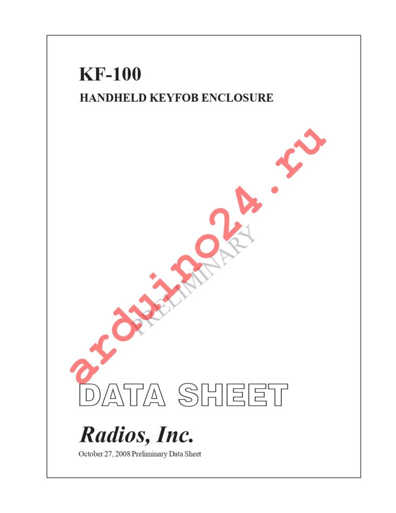 KF100-0 datasheet