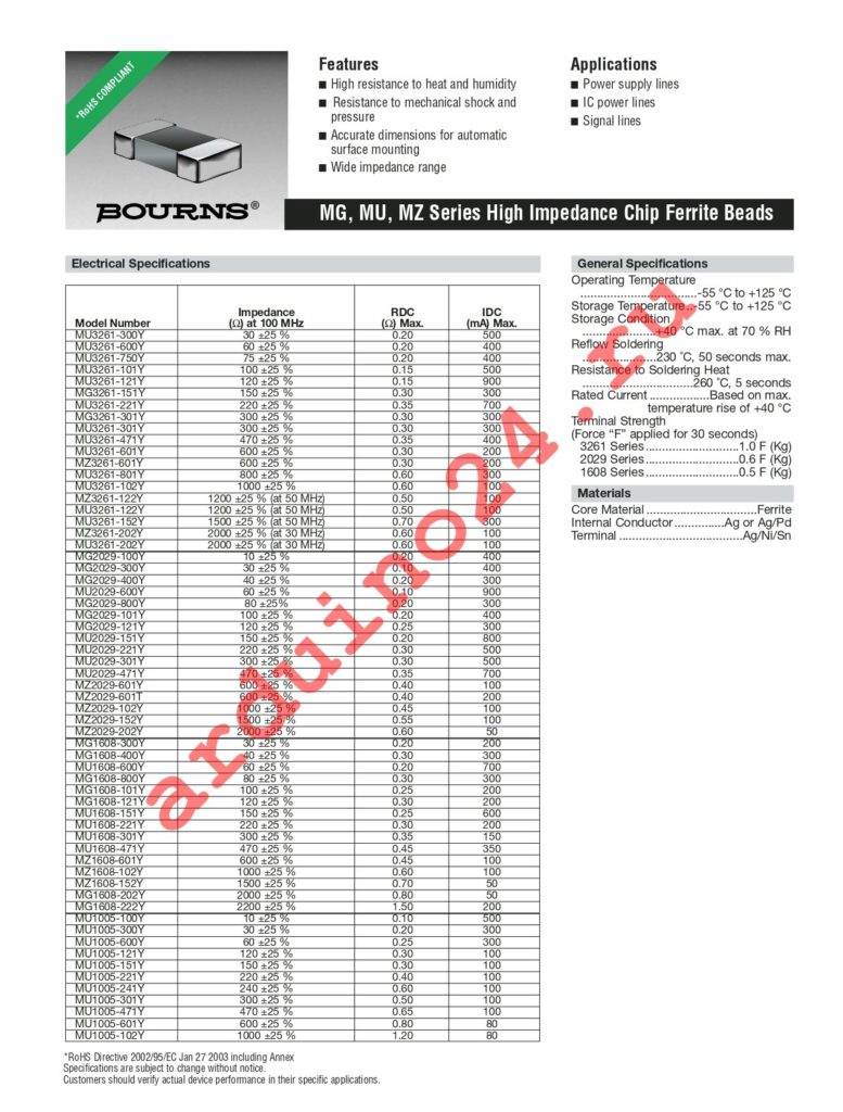 MG2029-600Y datasheet