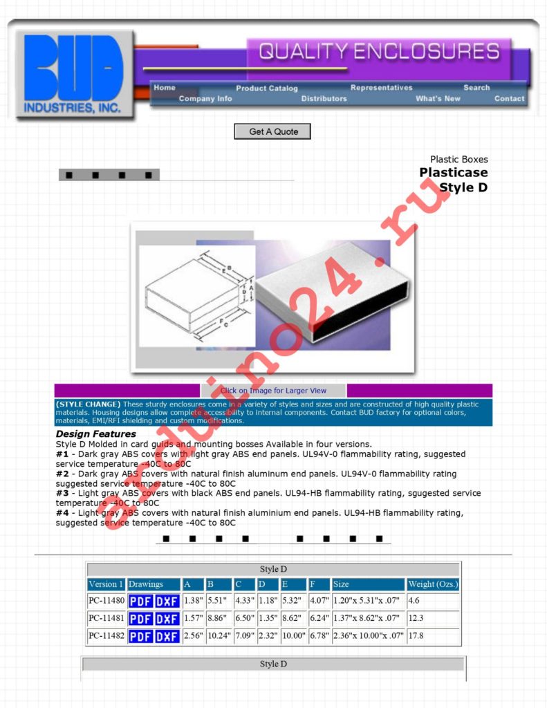 PC-11480 datasheet
