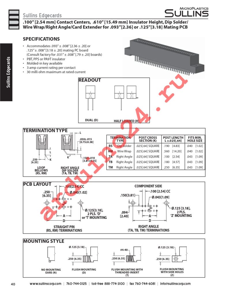 RCC20DRST-S273 datasheet