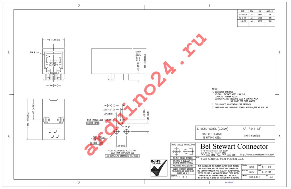 SS64400-002G datasheet