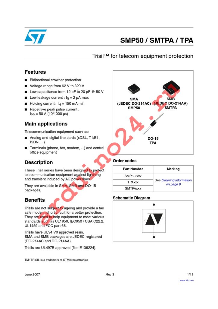 TPA240RL datasheet