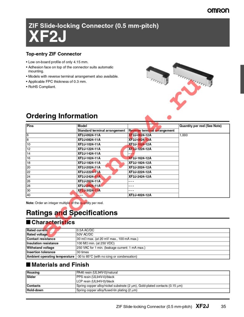 XF2J-402412A datasheet