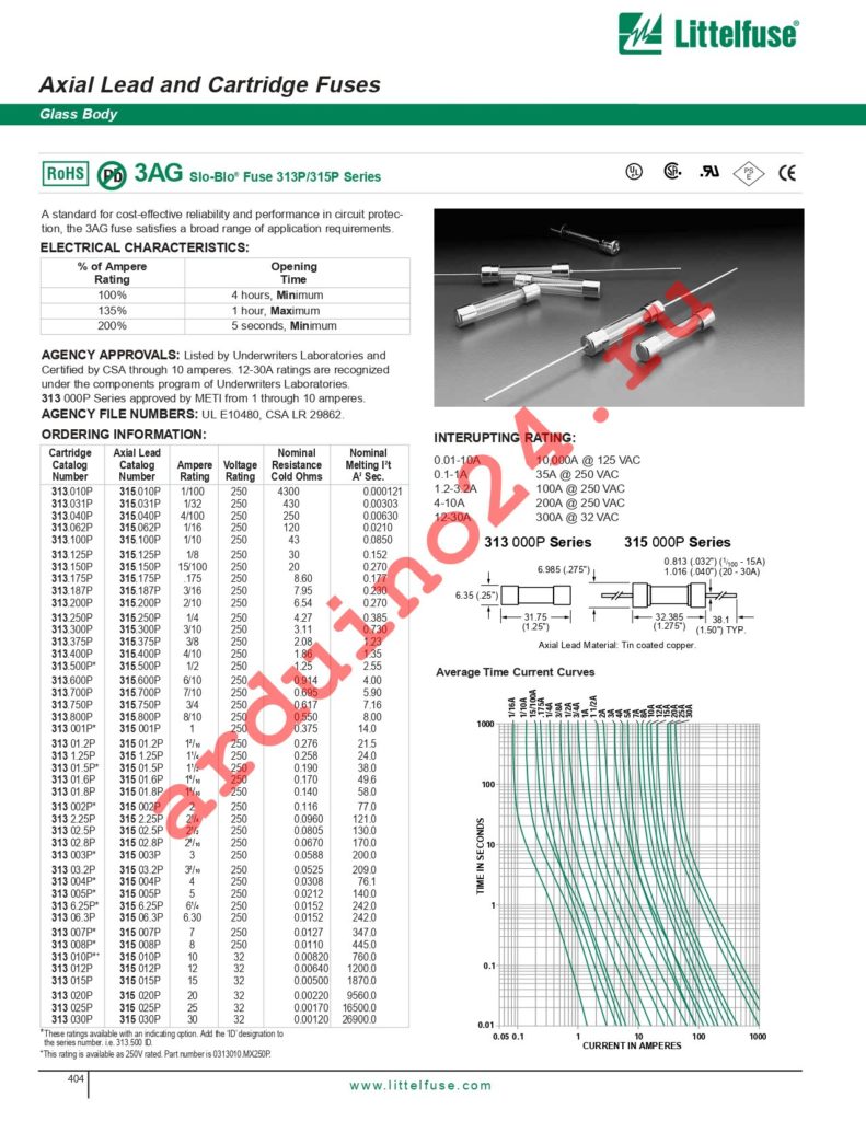 0315.010MXP datasheet