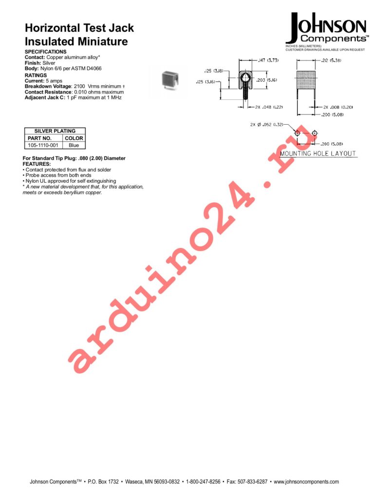 105-1110-001 datasheet