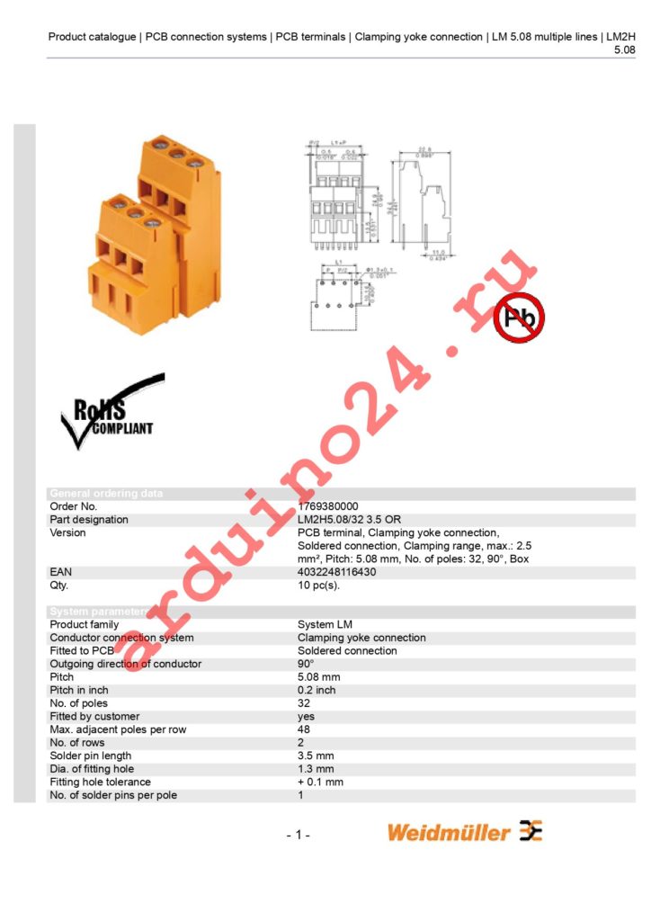 1769380000 datasheet