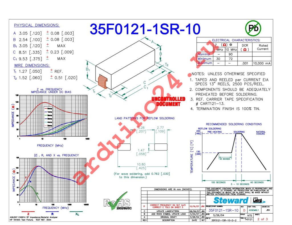 35F0121-1SR-10 datasheet
