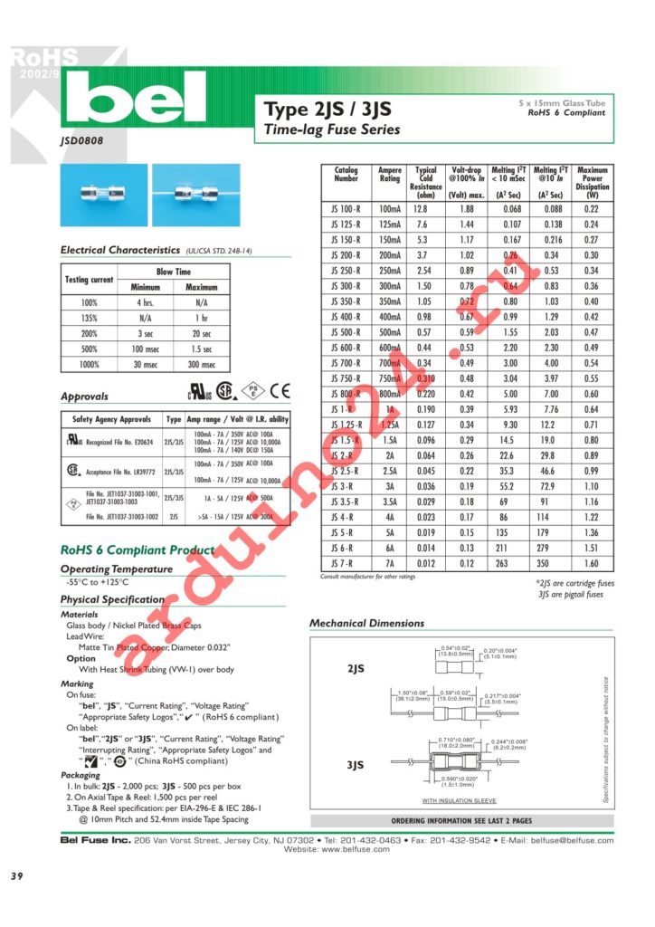 3JS 125-R TR datasheet