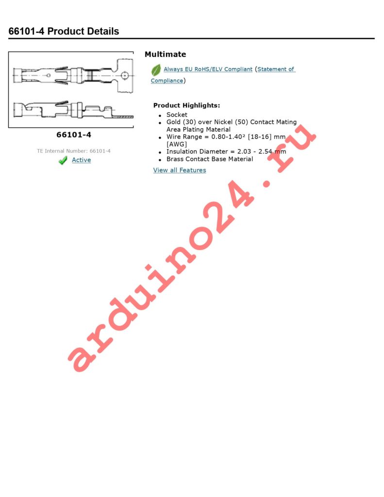 66101-4 datasheet