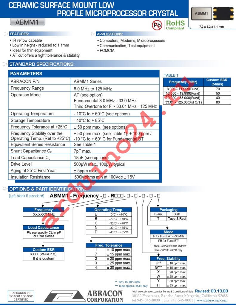 ABMM-24.576MHZ-B2-T datasheet