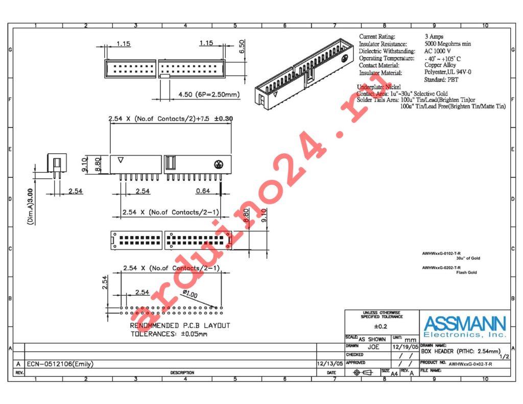 AWHW26G-0102-T-R datasheet