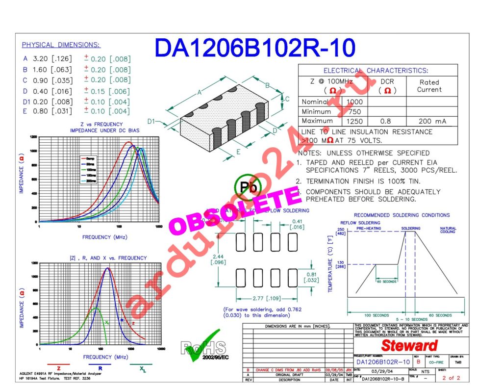 DA1206B102R-10 datasheet