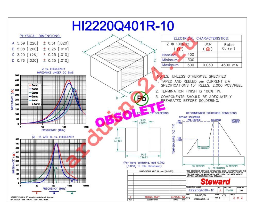 HI2220Q401R-10 datasheet