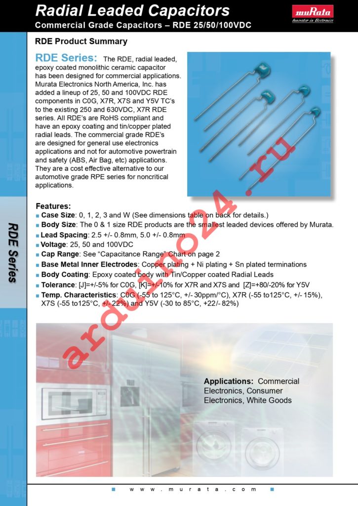 RDER71H153K0K1C03B datasheet