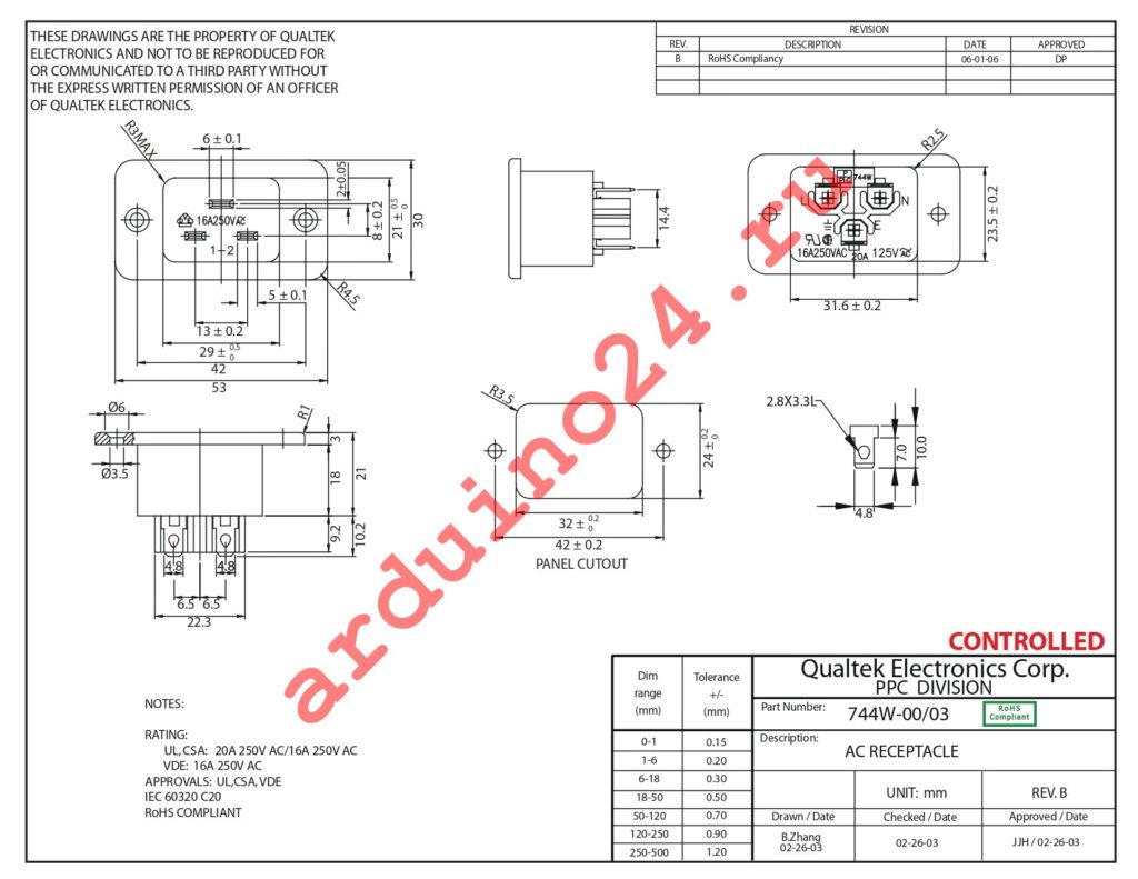 744W-00/03 datasheet