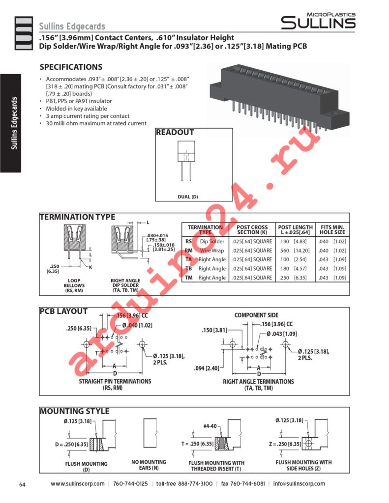 ECM06DTAD-S664 datasheet