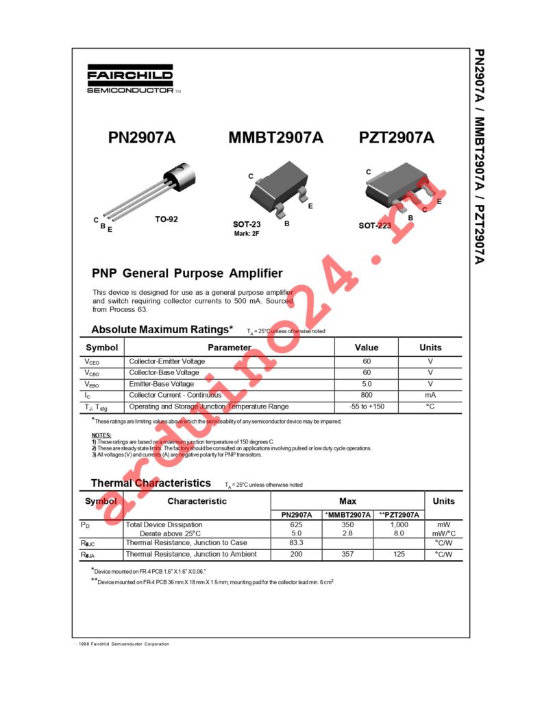 PN2907A_D81Z datasheet