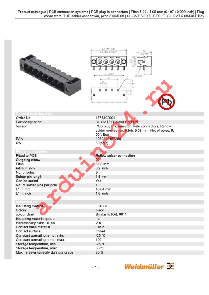 1775302001 datasheet