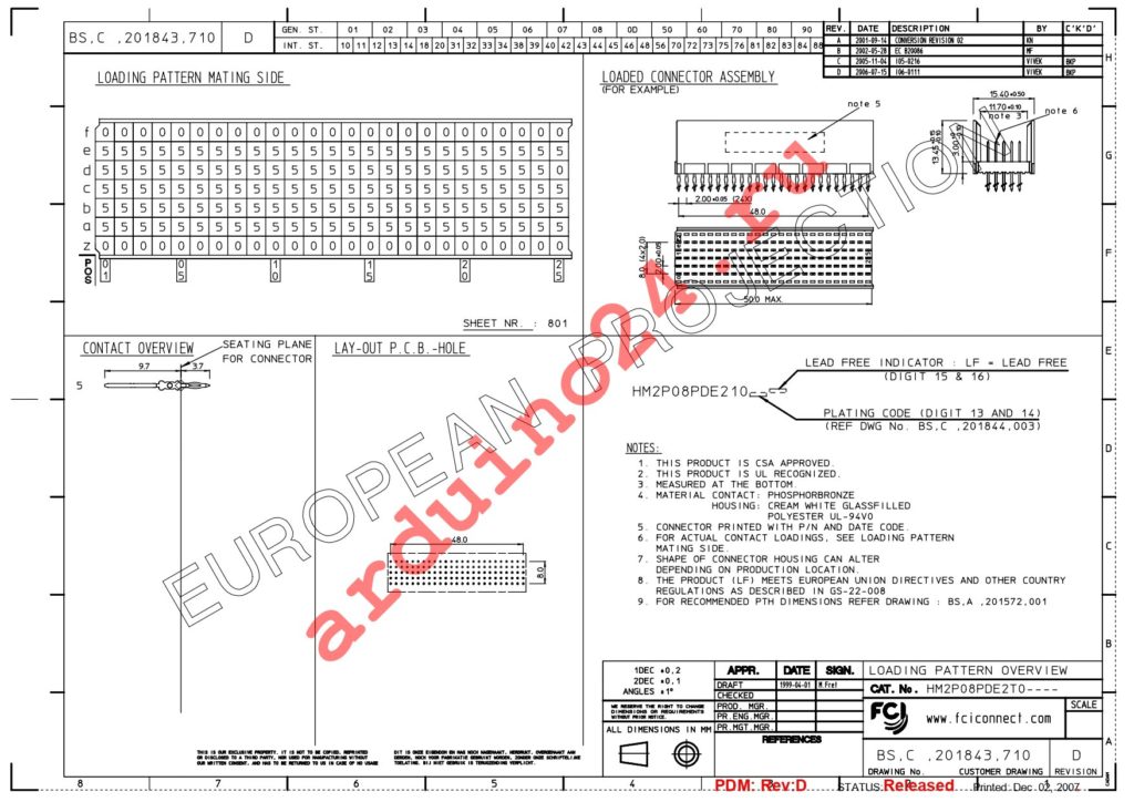 HM2P08PDE2T0N9LF datasheet