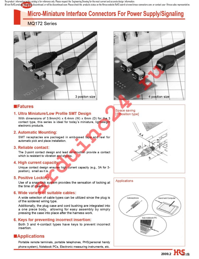 MQ172X-4SA-CV datasheet