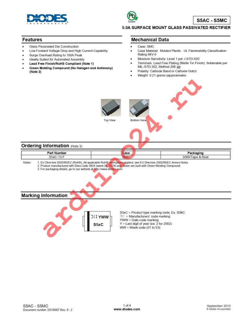 S5AC-13-F datasheet